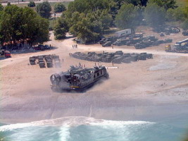 Marines landing in Litohoro, Greece