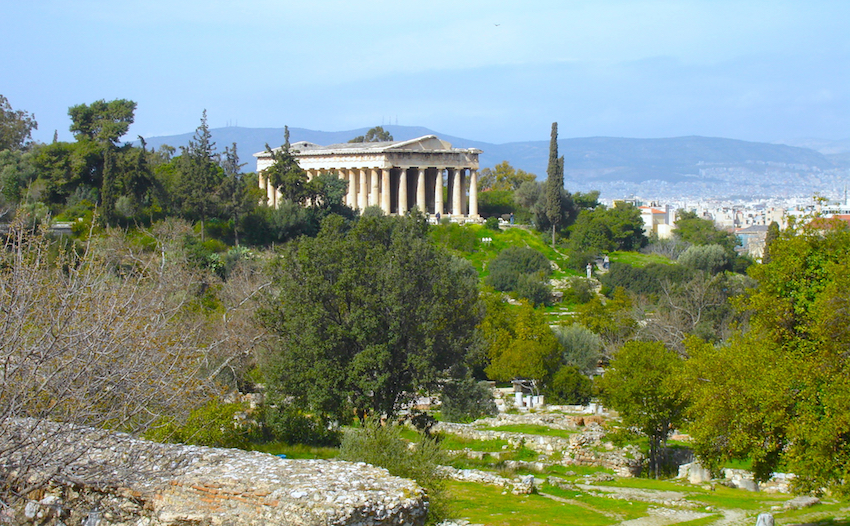 Temple of Haephestus, Thission